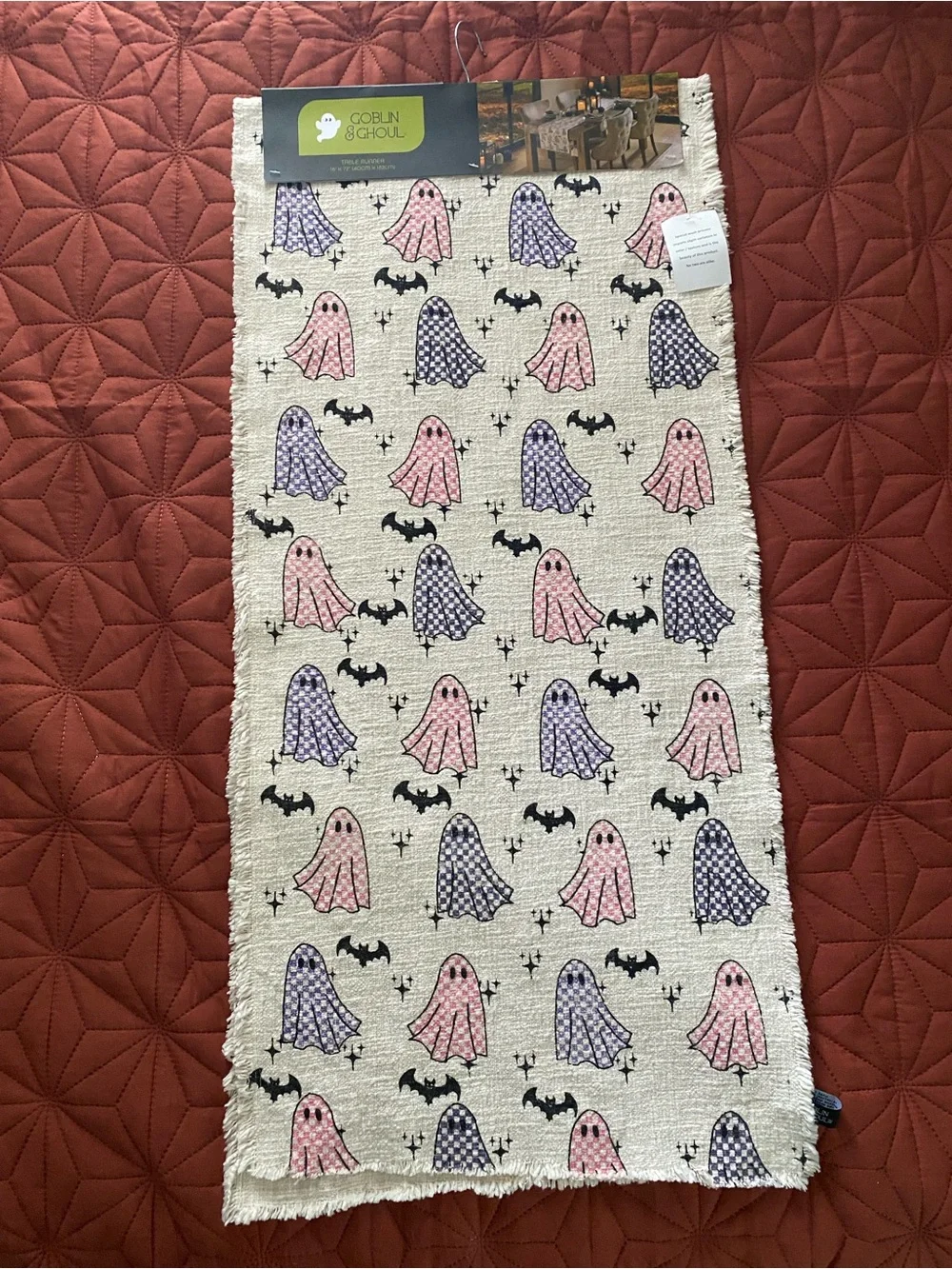 Goblin & Ghoul Ghost Table Runner